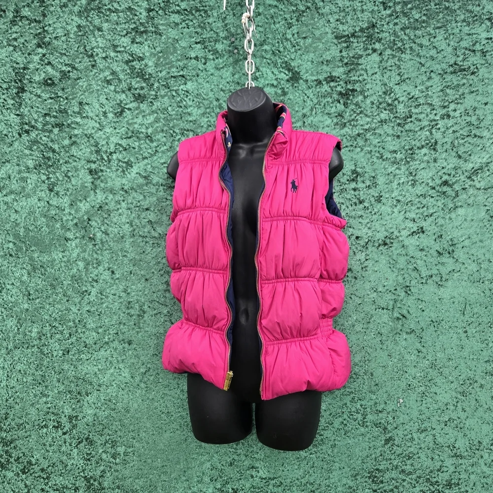 Ralph Lauren  Pink and Navy Reversible Vest